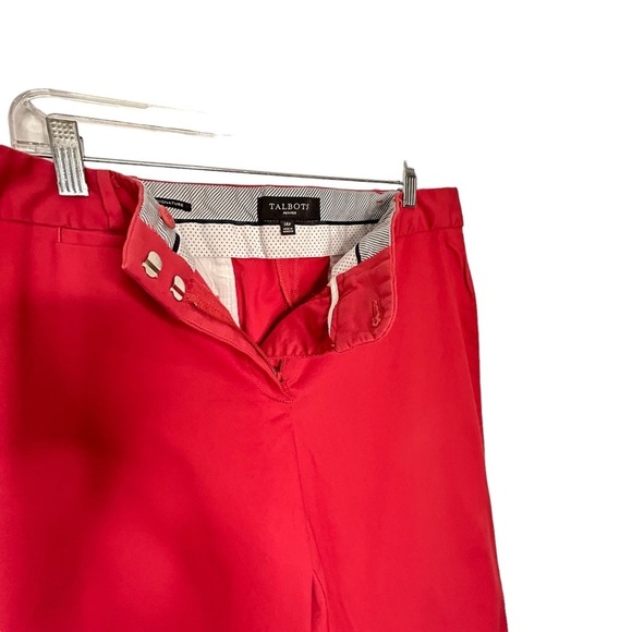 Talbots Red/Pink Spring/Summer Cropped Signature Pants Sz 14P - Picture 9 of 15